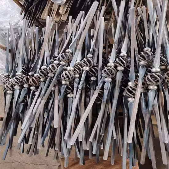 Wrought Iron Picket Baluster Decorative Wrought Iron Stair Part Cast Ornamental Iron Forged Picket