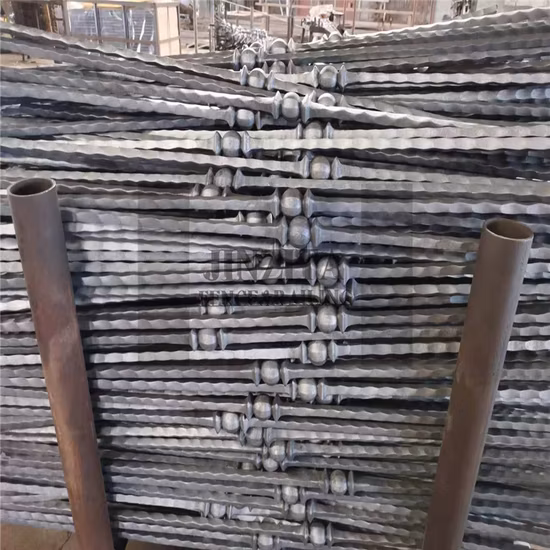 Wrought Iron Picket Baluster Decorative Wrought Iron Stair Part Cast Ornamental Iron Forged Picket