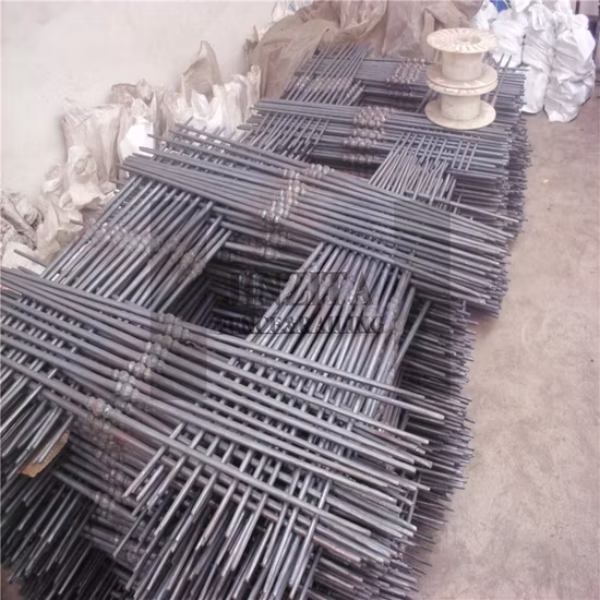 Piquete de ferro forjado balaústre decorativo peça de escada de ferro forjado piquete forjado de ferro ornamental fundido